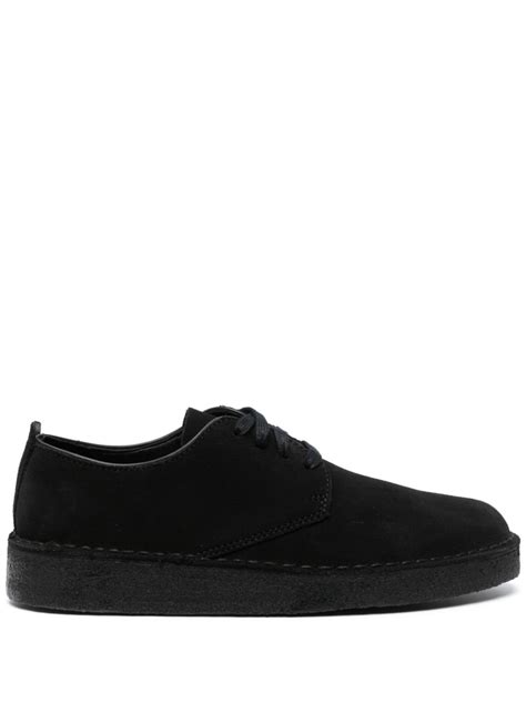 Clarks Suede Lace Up Shoes Farfetch