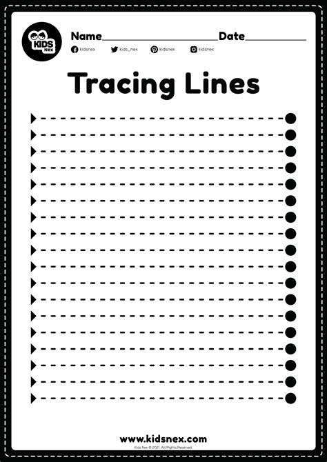 Tracing Lines Free Printable