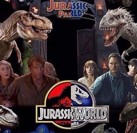 Jurassic Park Vs Jurassic World Jurassic Park Movie Jurassic Park