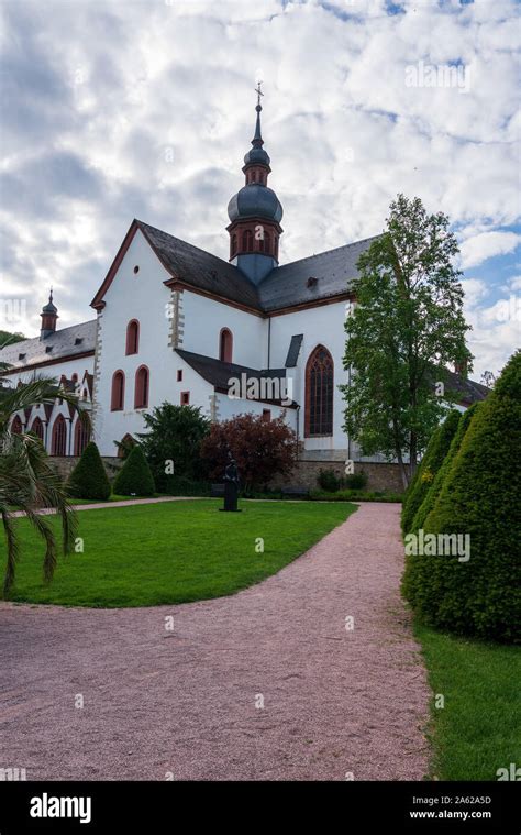 View Of The Abbey Church Eberbach Abbey Stock Photo Alamy