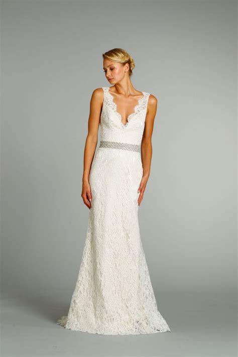11 Drop Dead Gorgeous Gowns From Jim Hjelm Simple Lace Wedding Dress