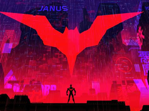 Download Wallpaper 1600x1200 Batman Beyond Future Guardian Man