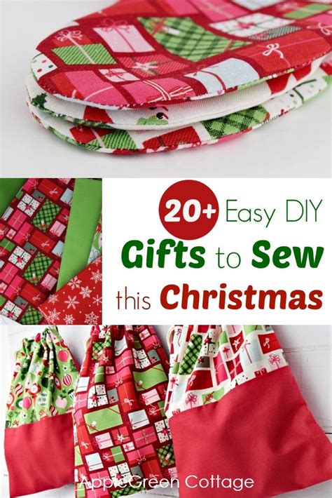 20 Easy Diy Christmas Ts To Sew This Christmas Applegreen Cottage