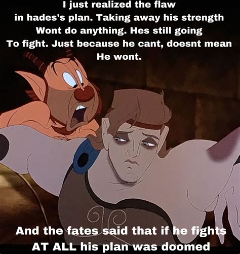 “a Word Of Caution To This Tale Should Hercules Fight You Will Fail” The Fates Disney Theory