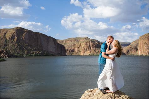 Superstition Mountain Engagement Session Canyon Lake Engagement