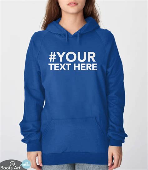 Personalized Sweatshirt With Custom Text Hoodie Etsy