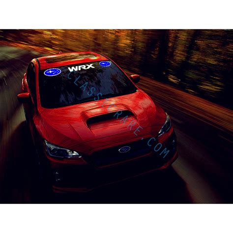 Subaru Wrx Windshield Sunstrip Visor Vinyl Logo Decal Sticker 8