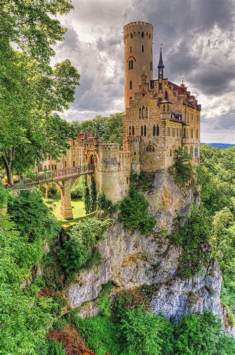 Castle Lichtenstein Honau Germany Hdr Farbspiel Photography