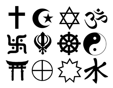 Symbols Of The Main Religions In The World