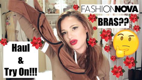 Fashion Nova Bras Try On Haul Youtube