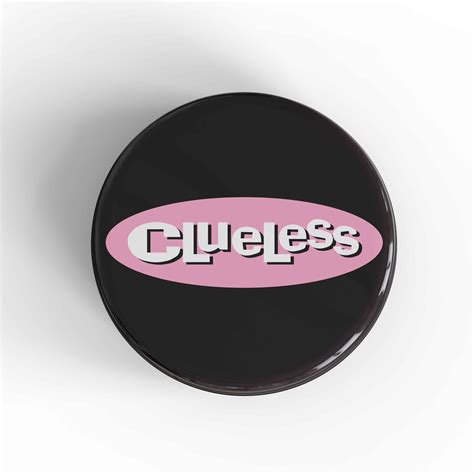 Clueless Logo Badgemagnet Nowstalgia