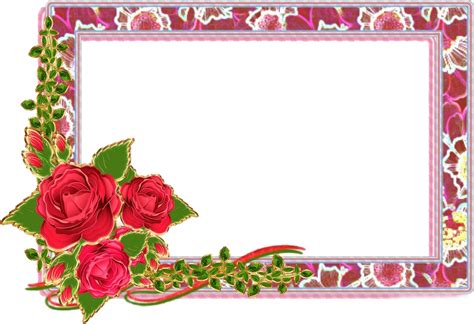 Square Flower Frame Png Png All Png All