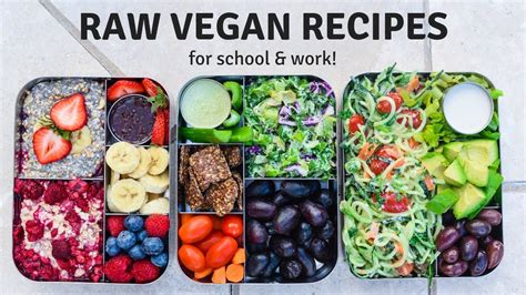 Raw Vegan Meal Prep Recipes 🥑 Healthy Easy Ideas Youtube