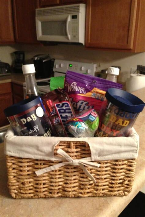 To view gifts for men, please click. Hospital gift basket I put together for my amazing husband ...