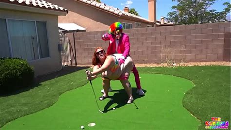 Julie Ginger Beat Gibby The Clown In A Game Of Mini Golf And This Happened Xxx Mobile Porno