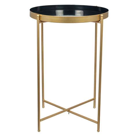 black and gold metal round side table black side table round metal side table round side table