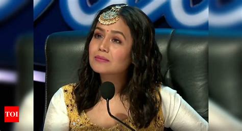 Indian Idol 11 Judge Neha Kakkar On Acting Should Be Sure That The Film Is Hit Times Of India