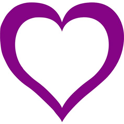Clipart Purple Hearts