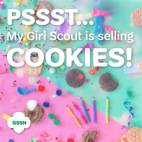 Is Your Girl Scout Selling Cookies This Season Use This Fun Graphic To Help Her Promote Her