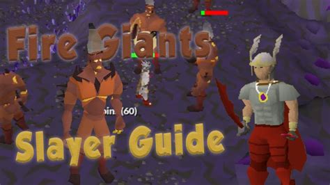 Osrs Catacombs Of Kourend Fire Giants Slayer Guide Youtube