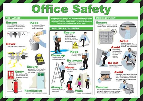 Toolbox Talk Top 12 Office Safety Tips Safety Notes