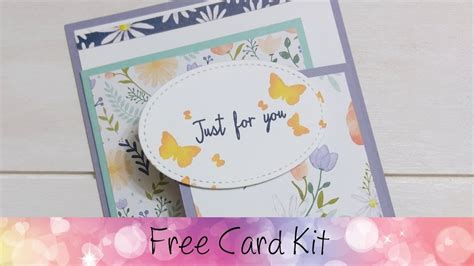 Free Card Kit For May 2017 Featuring Stampin Up Products Youtube