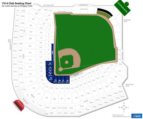 Wrigley Field Seating Map With Seat Numbers Elcho Table