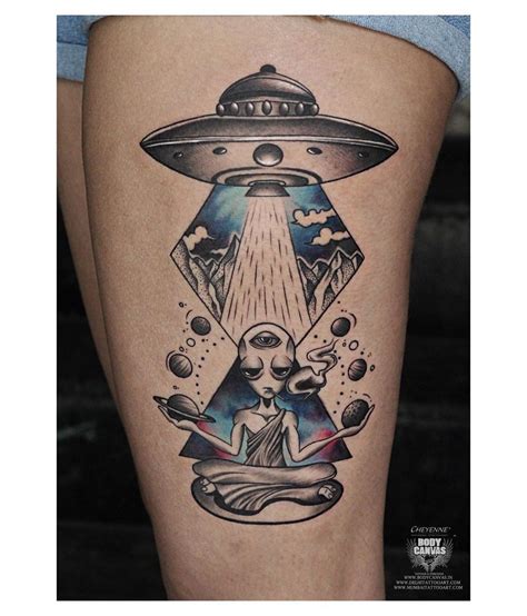 Super Unique Aliens Tattoo By Our Most Creative Tattoo Artist At