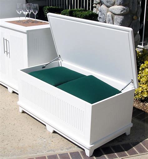 Outdoor Furniture Cushion Storage Ideas Deck Storage Box Ideas