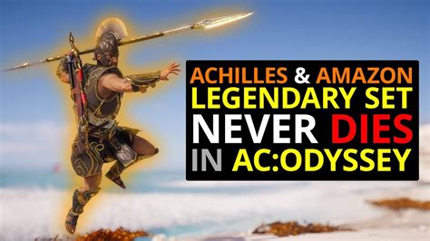 Legendary Achilles Amazon Set Review For Ac Odyssey Youtube