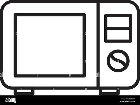 Microwave Oven Icon Template Black Color Editable Microwave Oven Icon