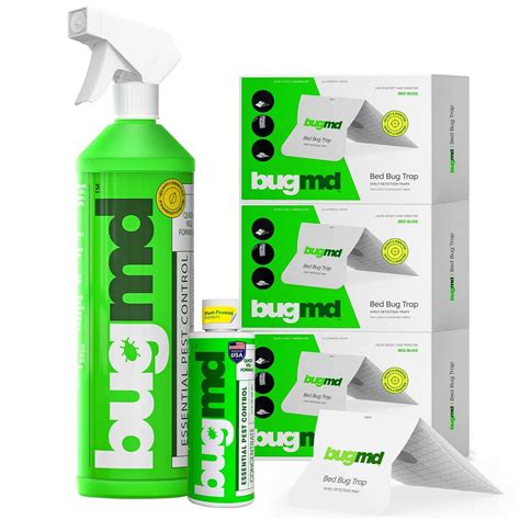 BUGMD Bed Bug Killer Kit: Essential Pest Control Treatment (3 Pack