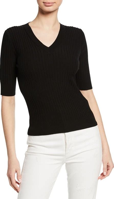 elie tahari sarah square neck knit tank luxed