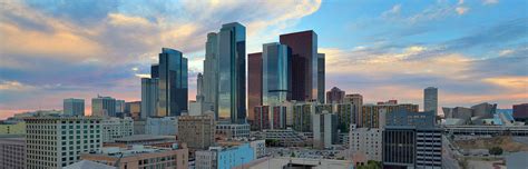 Panoramic View Of Downtown Los Angeles Photograph By Chrisp0