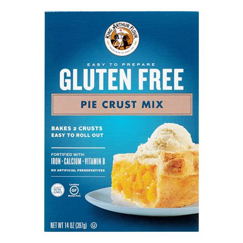 First, it uses simple ingredients, ones you're likely to have in your kitchen: King Arthur Flour Gluten-Free Pie Crust Mix, 14 oz ...