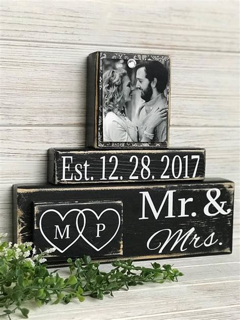 Mr And Mrs Wedding Gift Etsy In 2021 Wedding Gifts Mr And Mrs