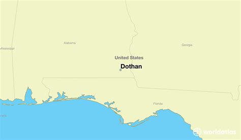 Where Is Dothan Al Dothan Alabama Map