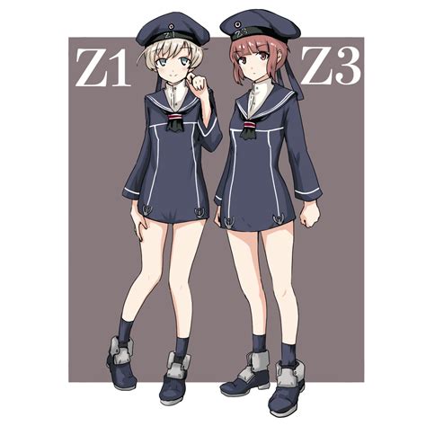 Sfondi Anime Girls Kantai Collection Z1 Leberecht Maass Kancolle Z3 Max Schultz Kancolle
