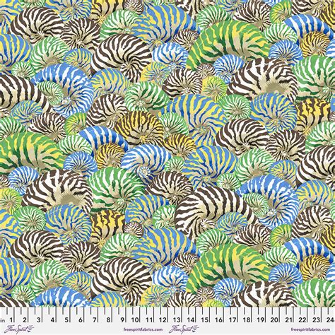Freespirit Fabrics Treasure Island By Snow Leopard Designs Pwsl114blue