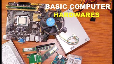 Computer Hardware Basics Tutorials For Beginners Names Of The
