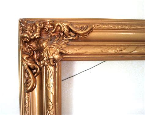 Elaborate Gold Frame Ornate Frame Gesso On Wood 17 X 15