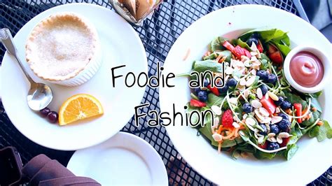 Foodie And Fashion Lookbook And Food Vlog Youtube