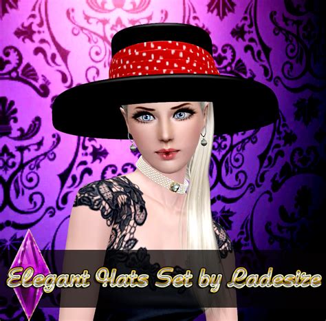 My Sims 3 Blog Elegant Hats By Ladesire