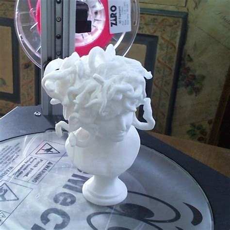 3d Print Of Bust Of Medusa At The Musei Capitolini Rome By Wepollock