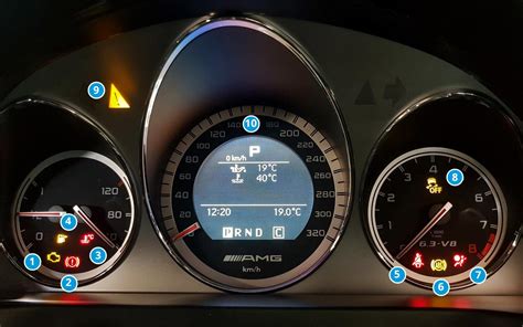 Dashboard Warning Lights Mercedes Benz C63 Car Ownership AutoTrader