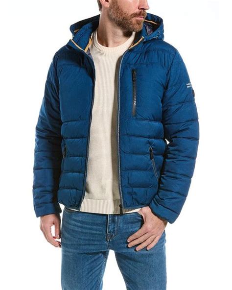 Point Zero Square Quilted Ultralight Jacket In Blue For Men Lyst Canada