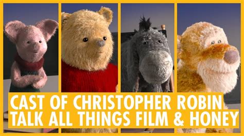 Milne và nhà minh họa e. Meeting up with the cast of Christopher Robin! - YouTube