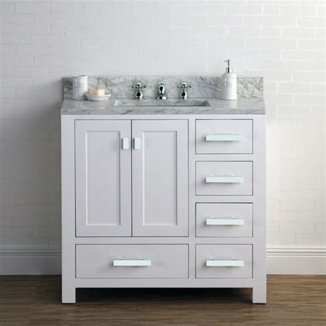 The range of styles is so wide as modern or luxury bathroom vanity that allows everybody to choose a comfortable bathroom vanity. Shop 36 Inch Wide Pure White Single Sink Bathroom Vanity ...