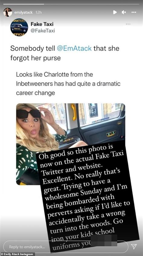 Emily Atack Forces Fake Taxi Porn Site To Delete Her Photo After Being