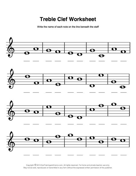 Theory Worksheets For Beginning Bands